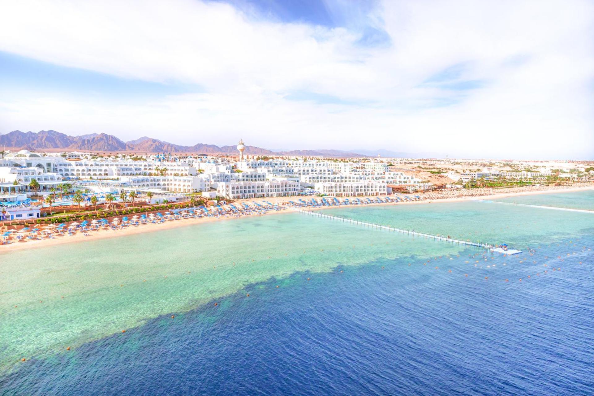 Pickalbatros Palace Sharm - "Aqua Park" Exterior photo Aerial view of El Alamein